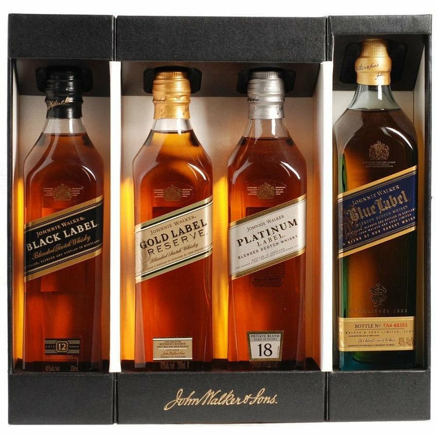 Johnnie Walker The Collection Pack (4 x 200 ml) | Keg N Bottle
