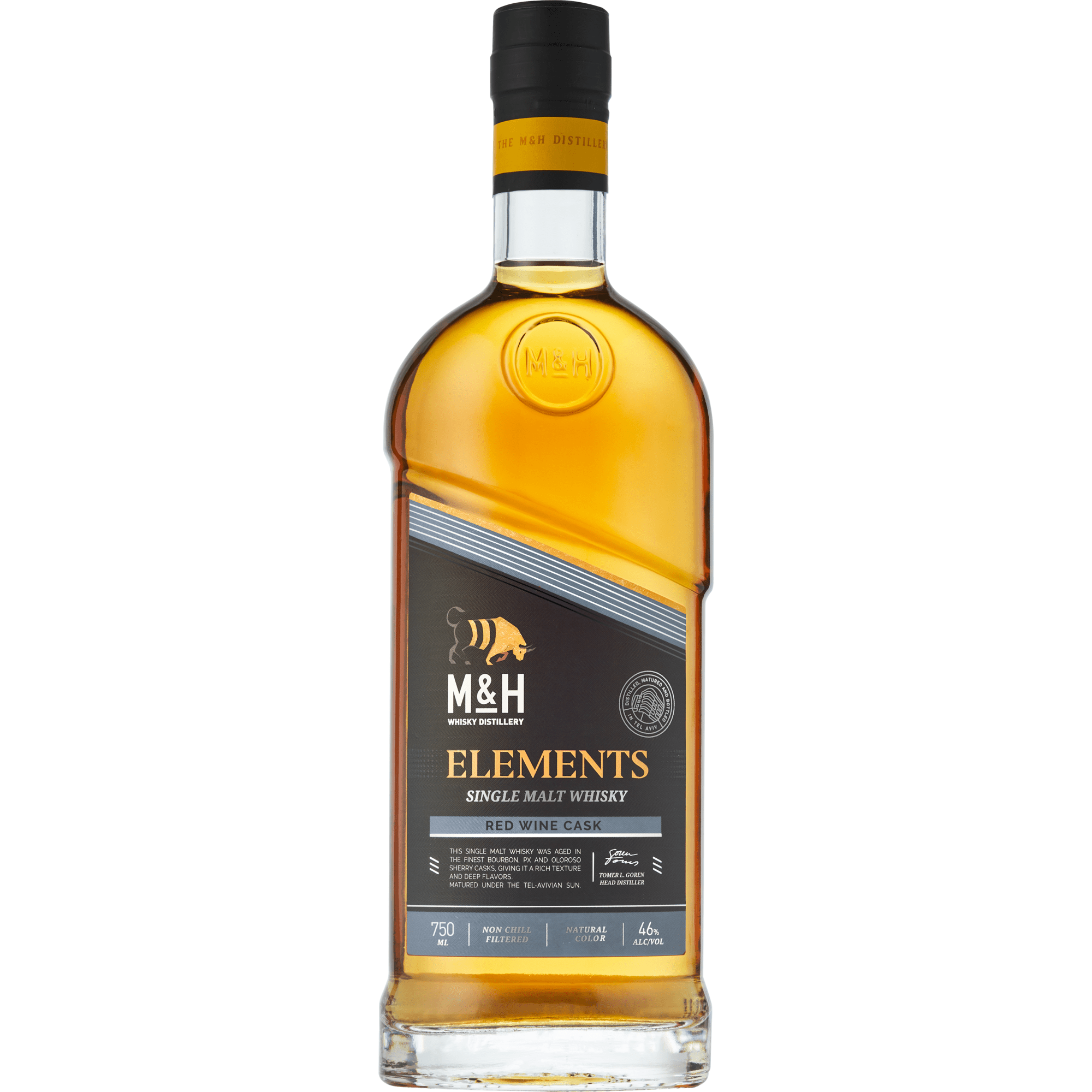 M&H ELEMENTS シングルモルトウイスキー 700ml M&H Elements Red Wine Cask Single Malt Whiskey (750 ml) | Keg N Bottle