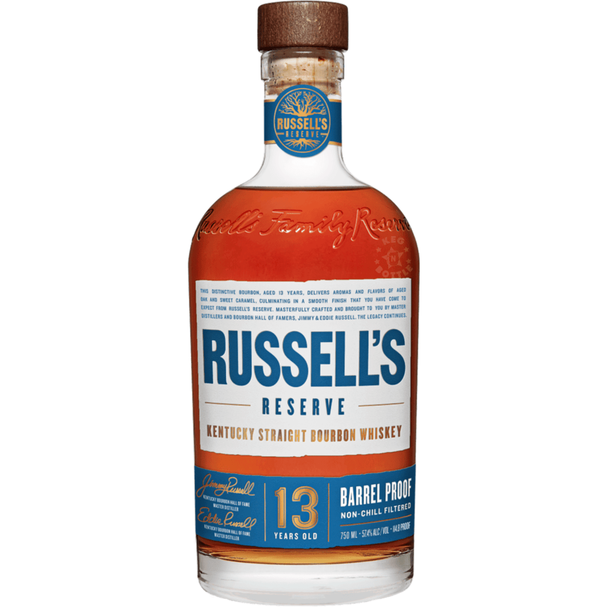 Russell's Reserve 13 Year Barrel Proof (750 ml) | Keg N Bottle