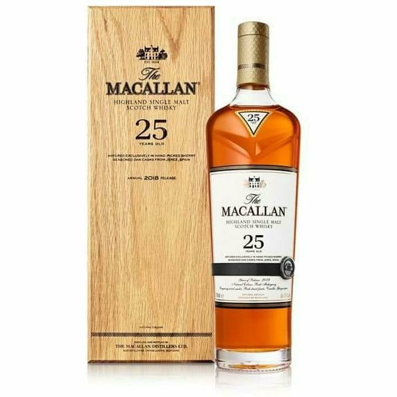 The Macallan 25 Year Highland Single Malt Whiskey (750 mL) | Keg N Bottle