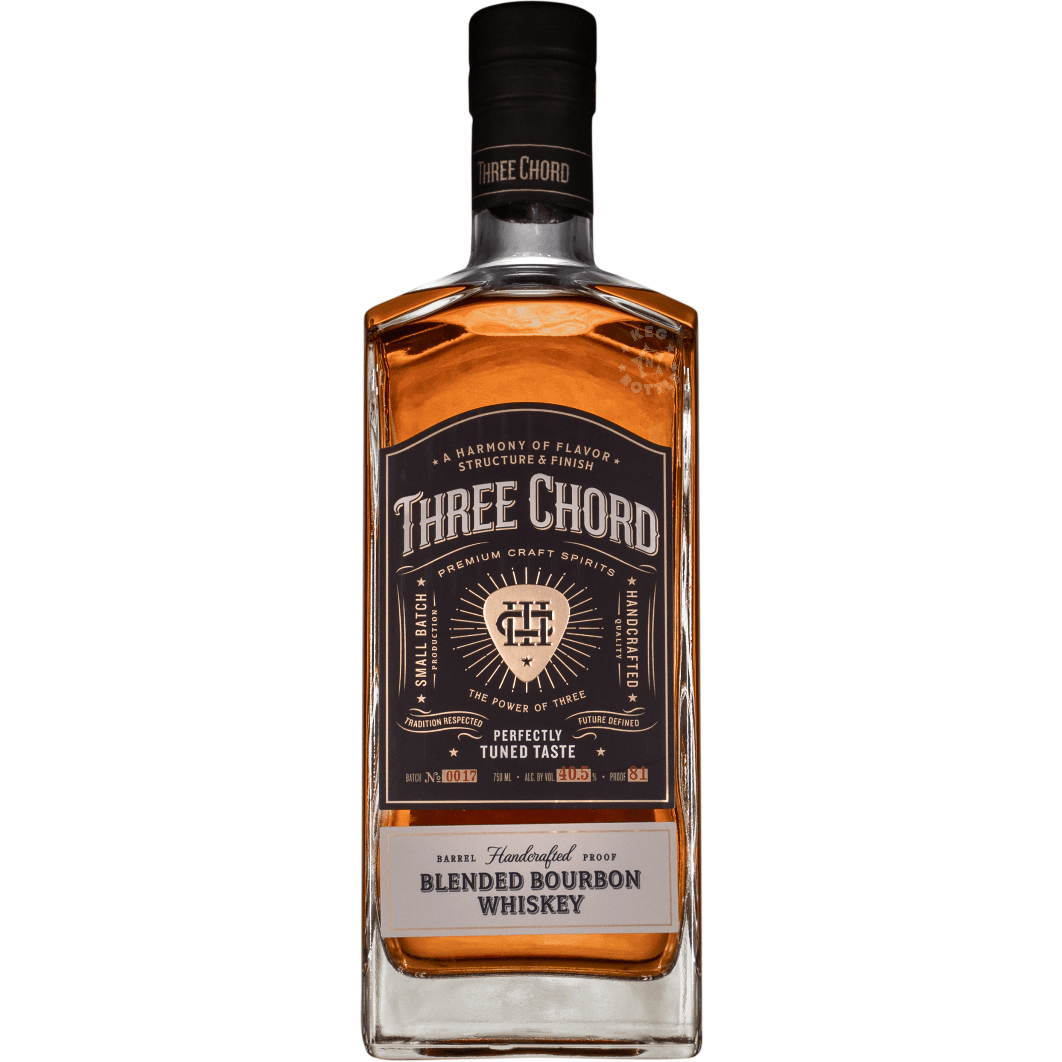 Three Chord Blended Bourbon Whiskey (750 ml) | Keg N Bottle