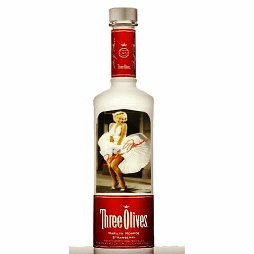 Three Olives Marilyn Monroe Collector's Edition Strawberry Vodka 750 mL | Keg N Bottle
