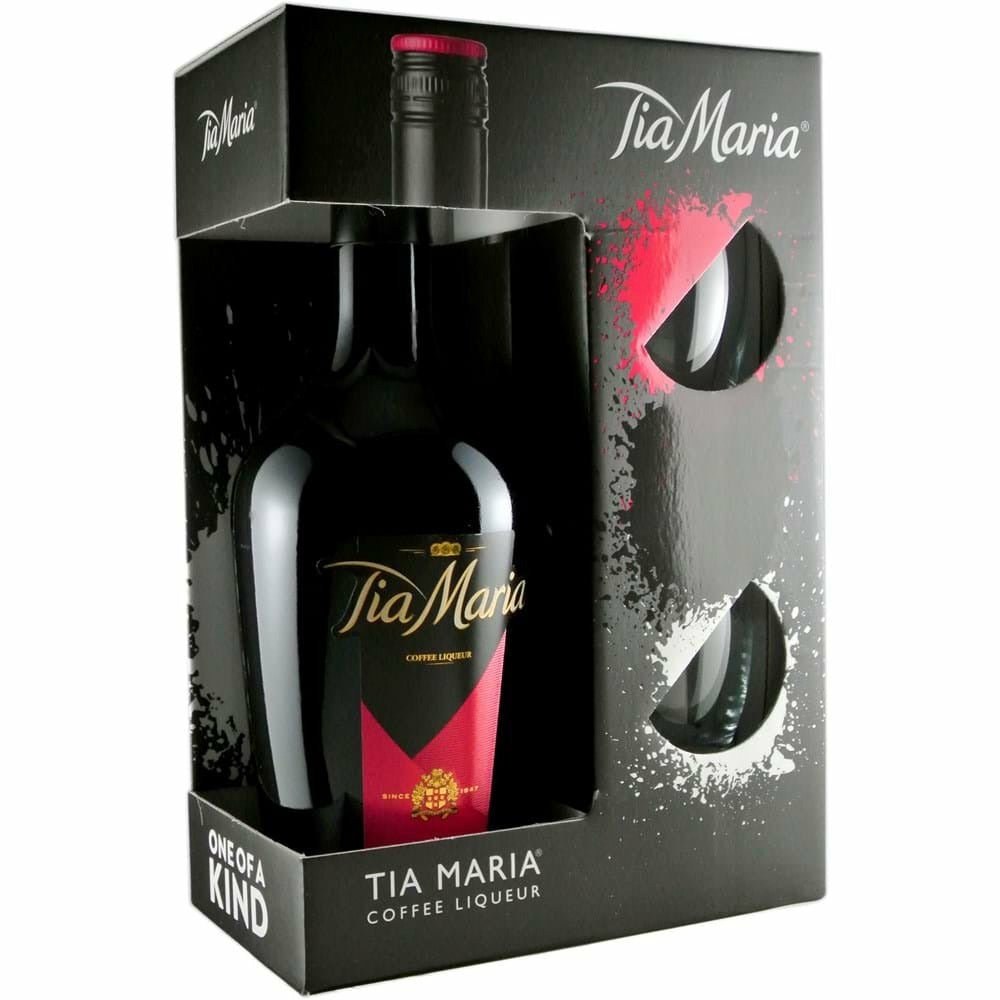 Tia Maria Cold Brew Coffee Liqueur & Glasses (750 ml) | Keg N Bottle