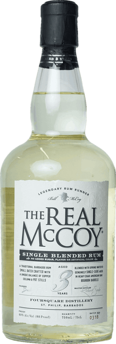 The Real McCoy 3 Year Single Blended Rum (750 ml)