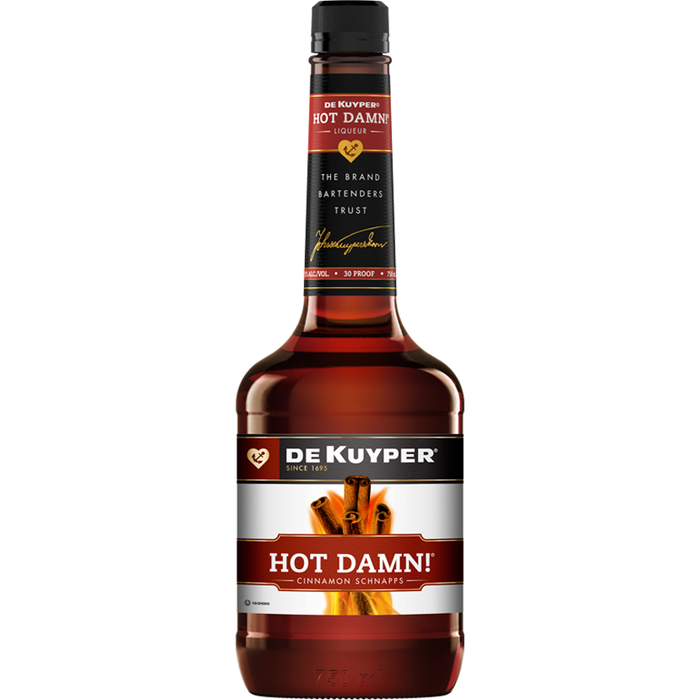 DeKuyper Hot Damn! Hot Cinnamon Schnapp Liqueur (750 ml)