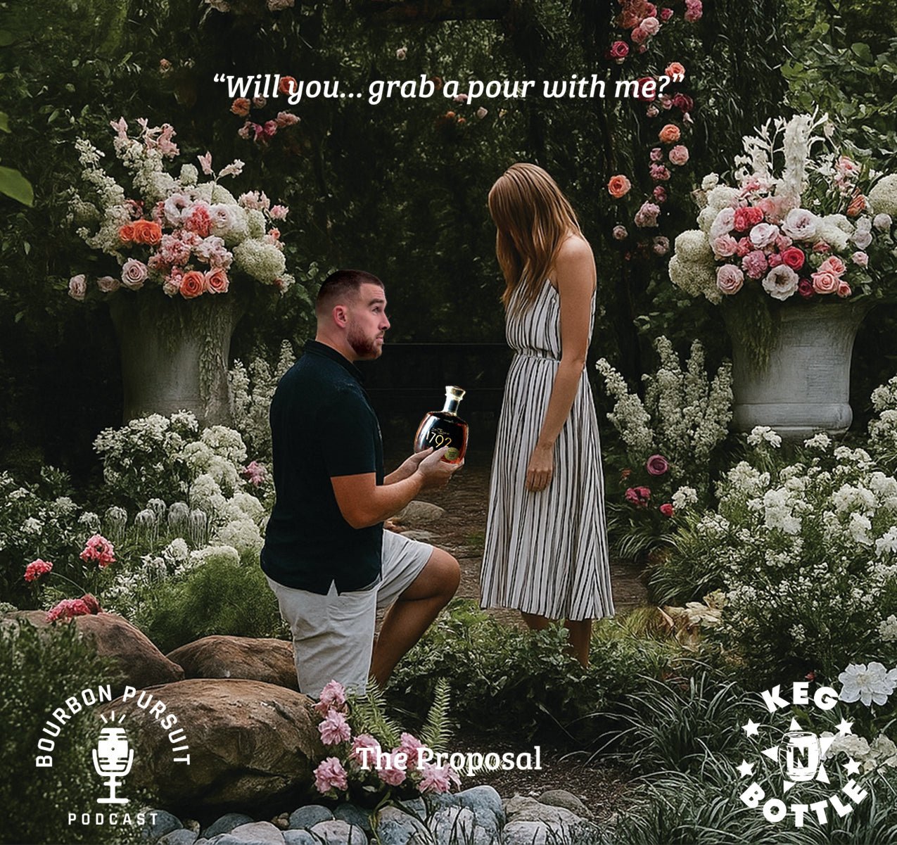 1792 Single Barrel Select Bourbon (The Proposal) - Bourbon Pursuit & Keg N Bottle Private Barrel Pick 750 ml | Keg N Bottle