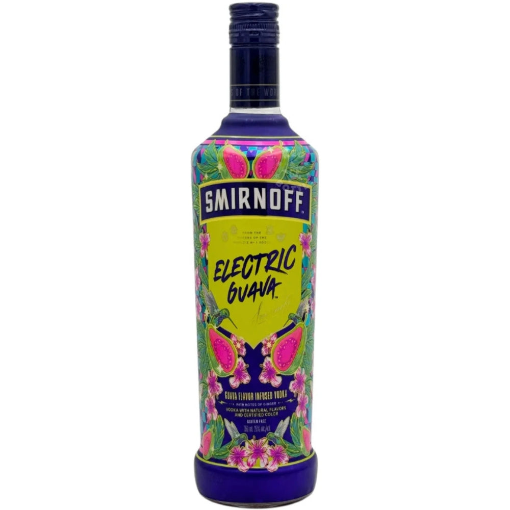 Smirnoff Electric Guava Flavored Vodka (750mL)