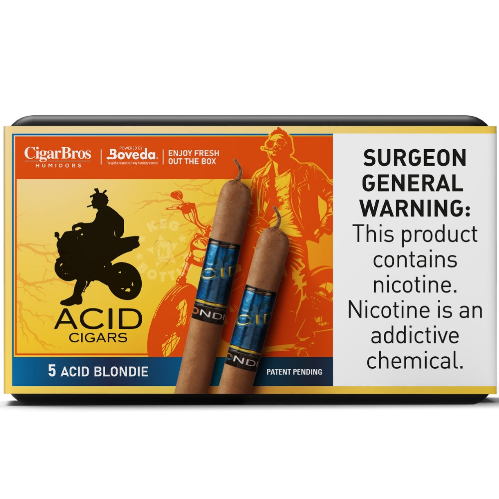 Acid Premium Cigars Set + Personal Humidor by CigarBros