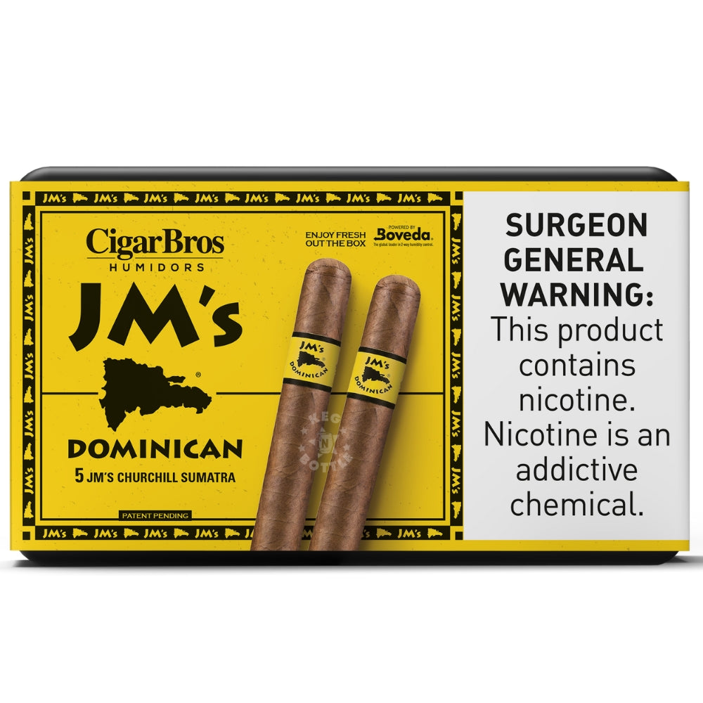 JM's Premium Cigars Set + Personal Humidor by CigarBros