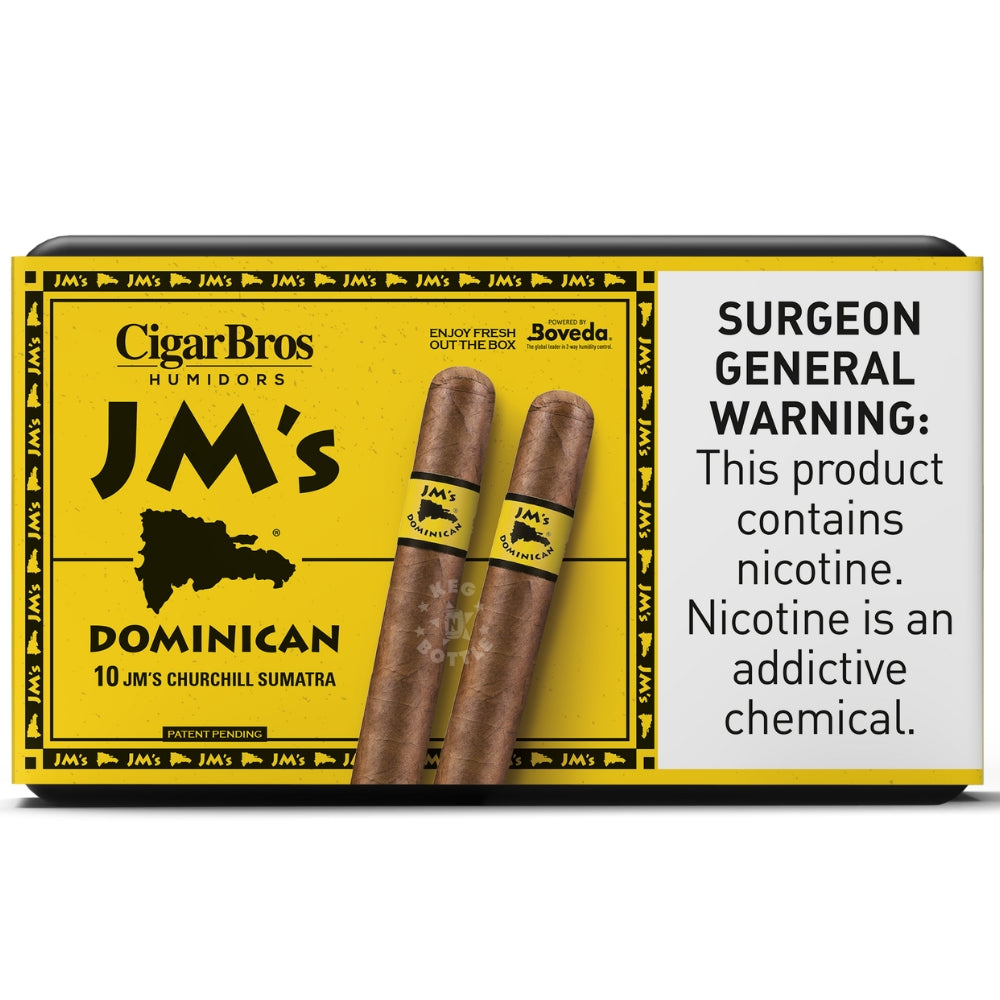 JM's Premium Cigars Set + Personal Humidor by CigarBros