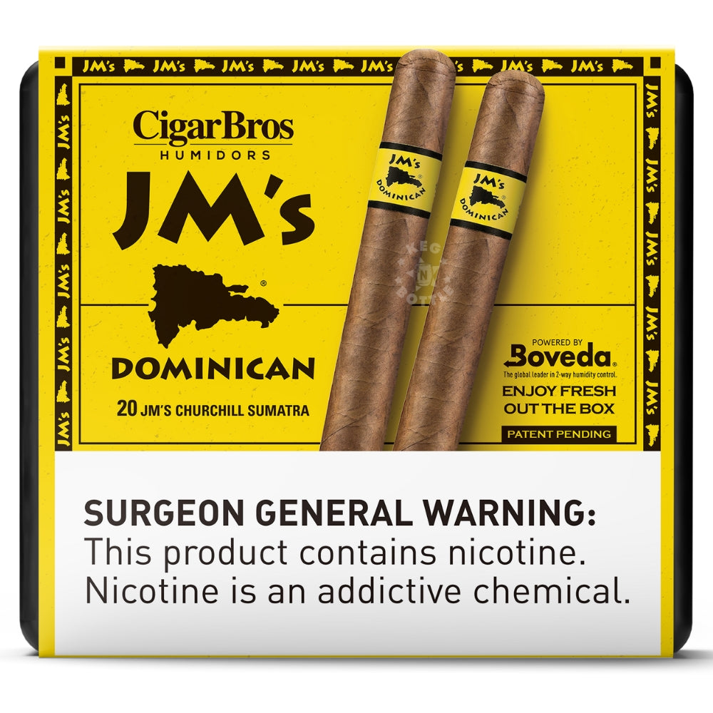 JM's Premium Cigars Set + Personal Humidor by CigarBros