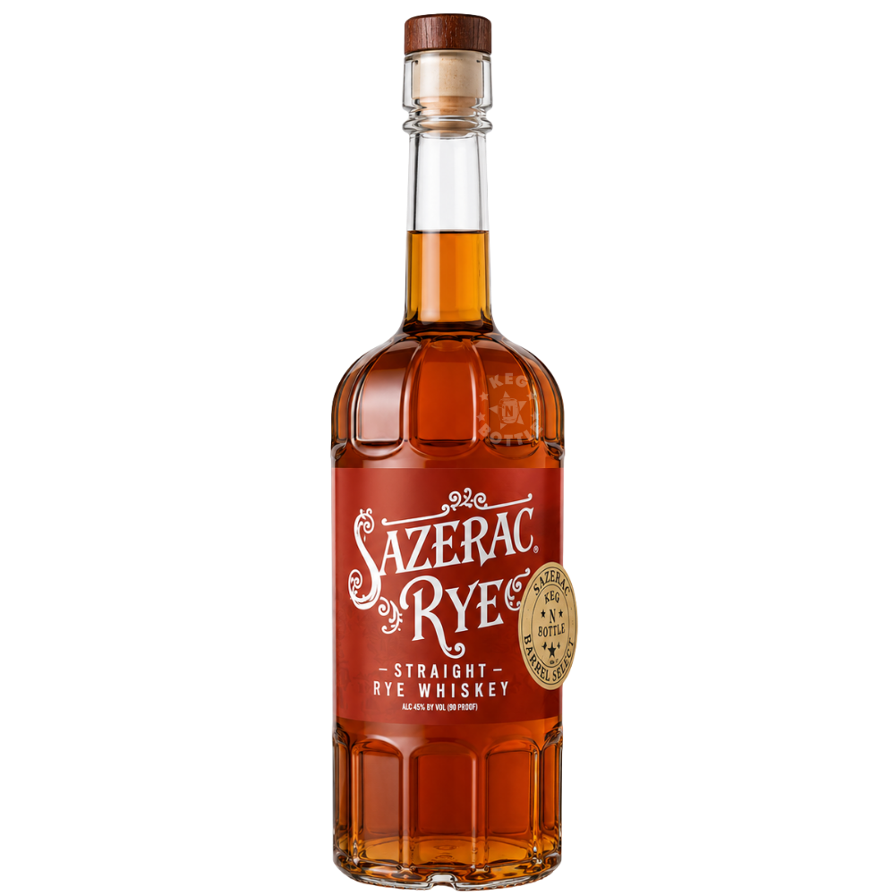 Sazerac Rye Keg N Bottle Barrel Pick "Live Country Drink Rye" Whiskey (750mL)