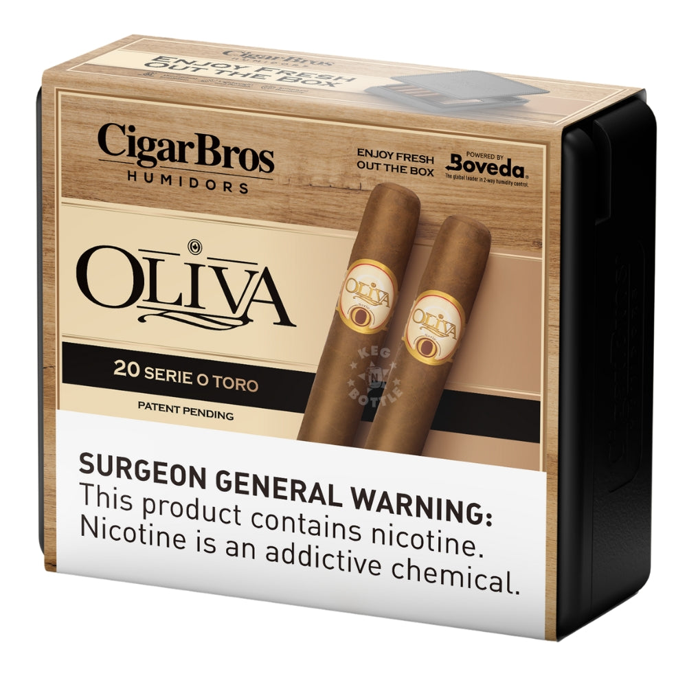 Oliva Variety Premium Cigars Set + Personal Humidor by CigarBros