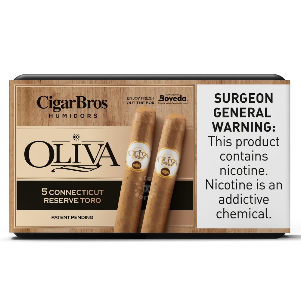 Oliva Variety Premium Cigars Set + Personal Humidor by CigarBros