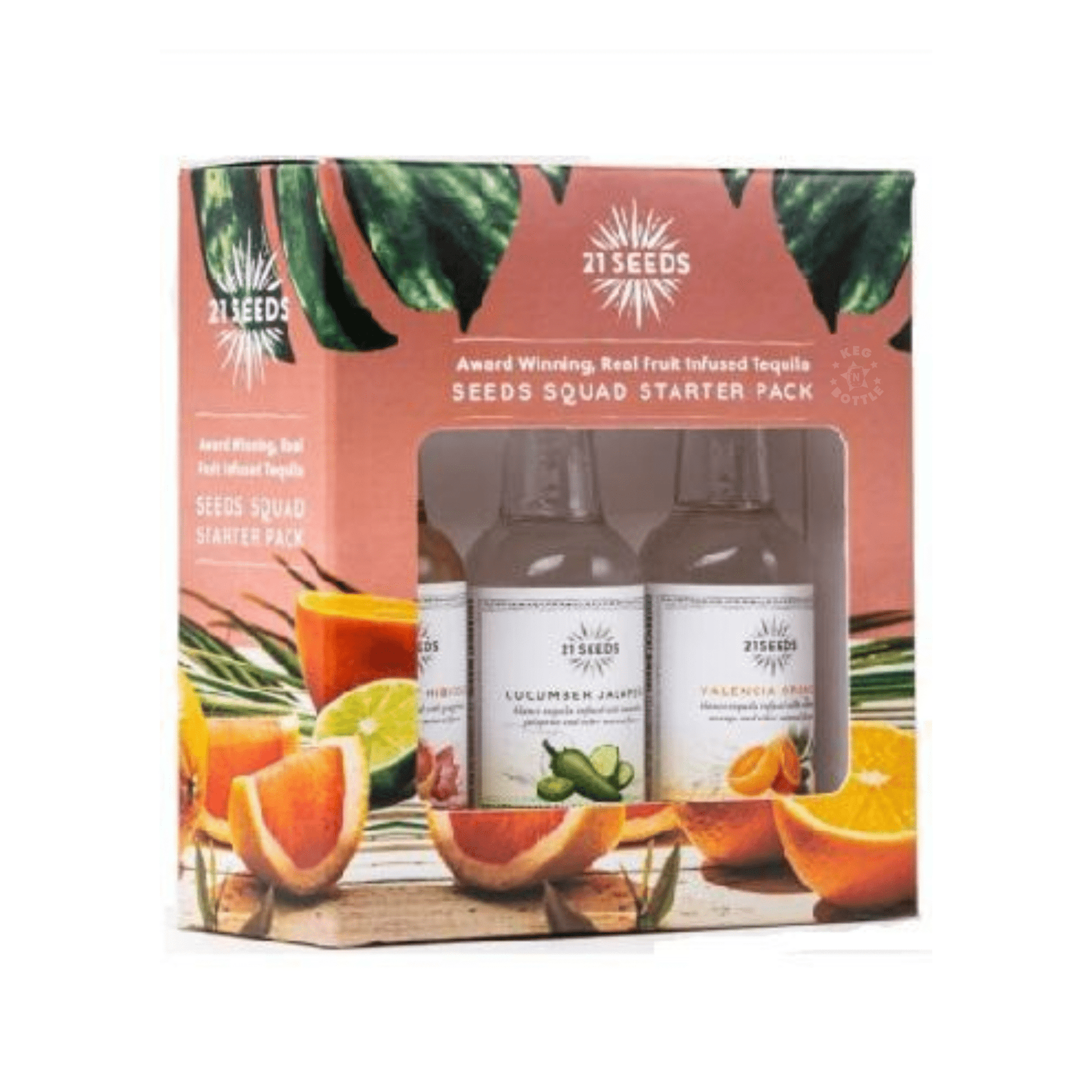 21 Seeds Tequila Squad Variety Pack (3 x 50 ml) | Keg N Bottle