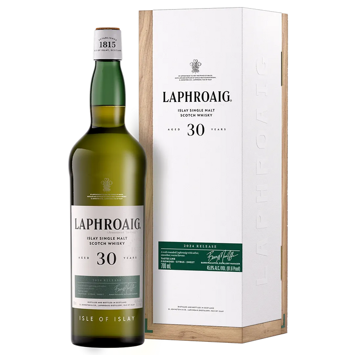 Laphroaig 30 Year Single Malt Scotch Whiskey (700 mL)