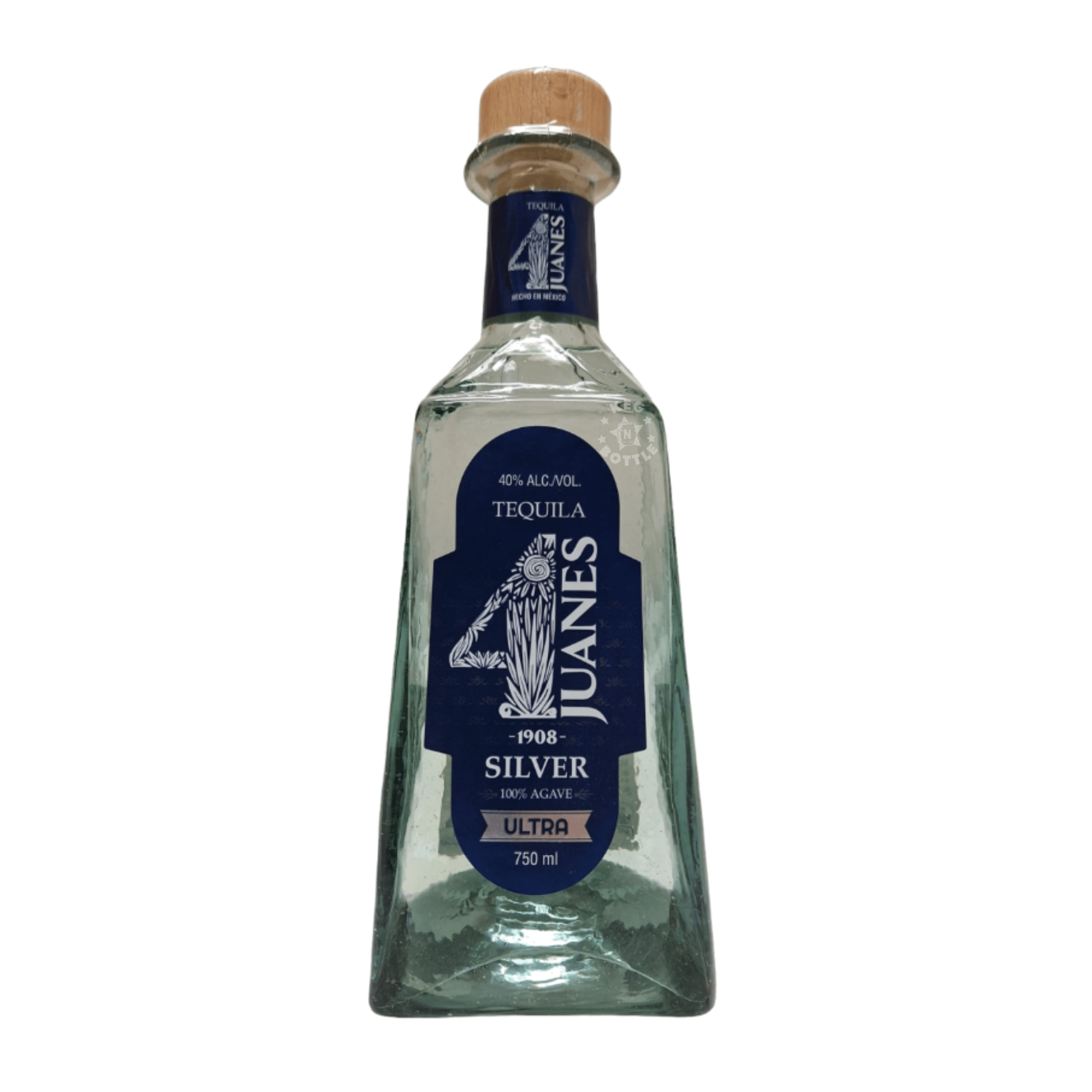 4 Juanes SIlver Tequila (750 ml) - Keg N Bottle