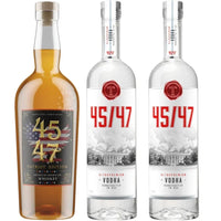 45/47 Vodka (750 ml & 1.75 L) + 45/47 Patriot Edition Whiskey (750 ml) Combo Pack