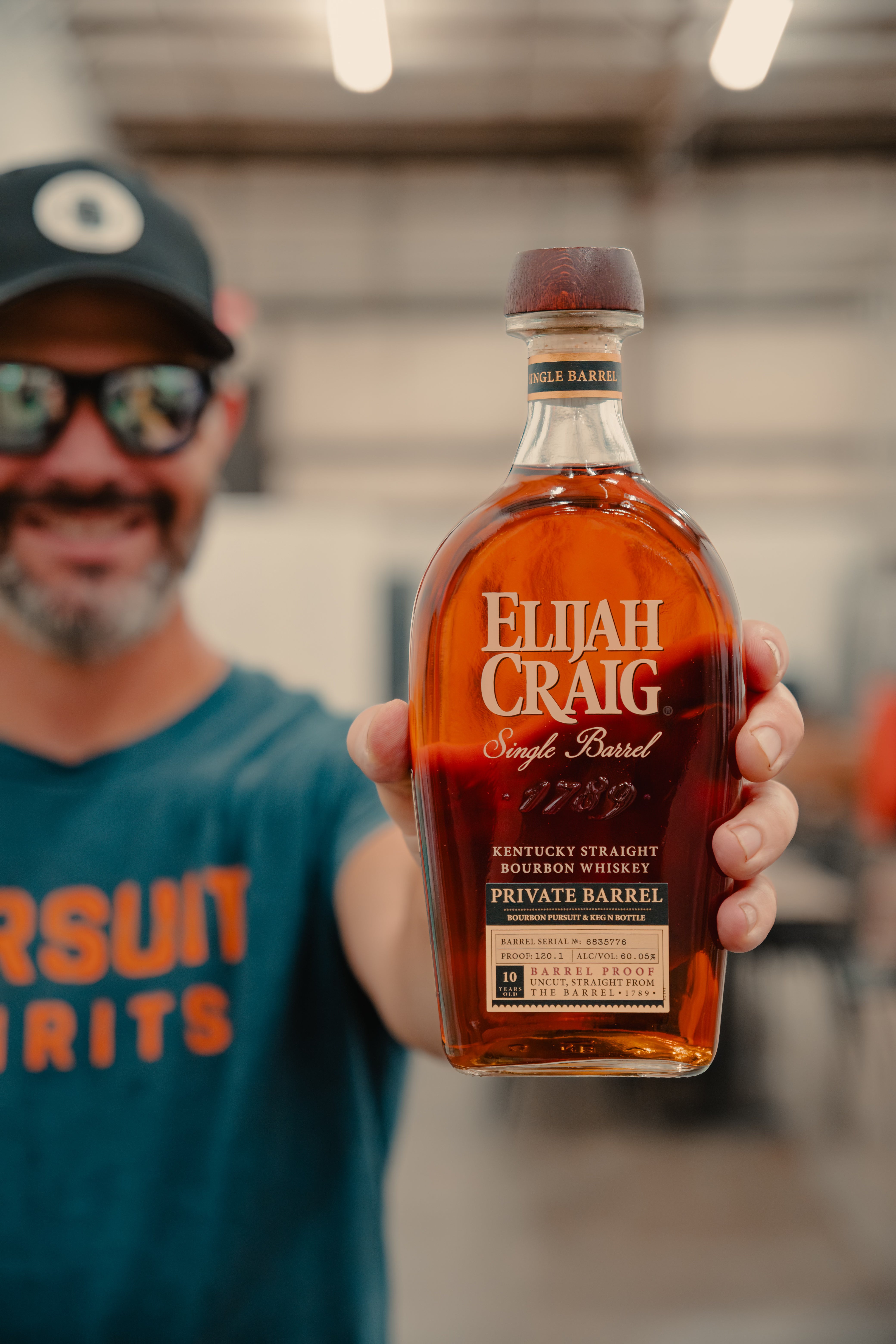 Elijah Craig Private Barrel Proof Bourbon (Barrel #6835776 - True Old Style) - Bourbon Pursuit & Keg N Bottle Private Barrel Pick 750 ml