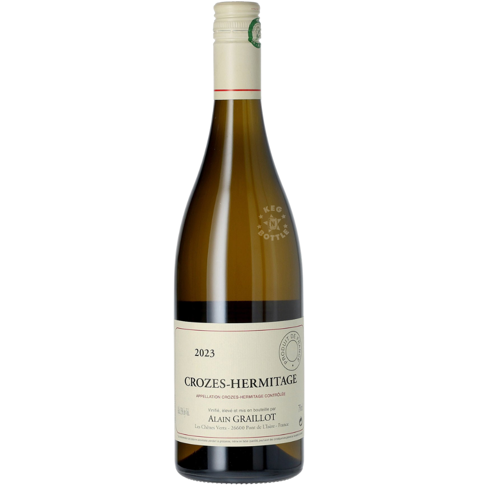 Alain Graillot Crozes-Hermitage Blanc 2023 French white wine 750mL bottle.