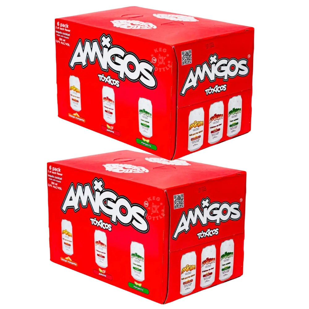 Amigos Toxicos 2 pack 6 pack ready to drink cocktail bundle box