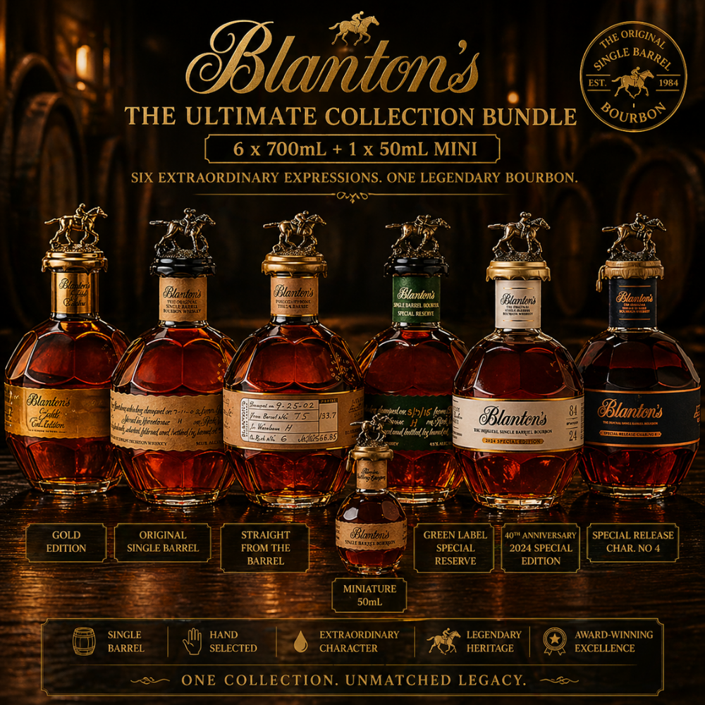 Blanton’s Collector’s Bundle 6 x 700mL + 50mL Mini