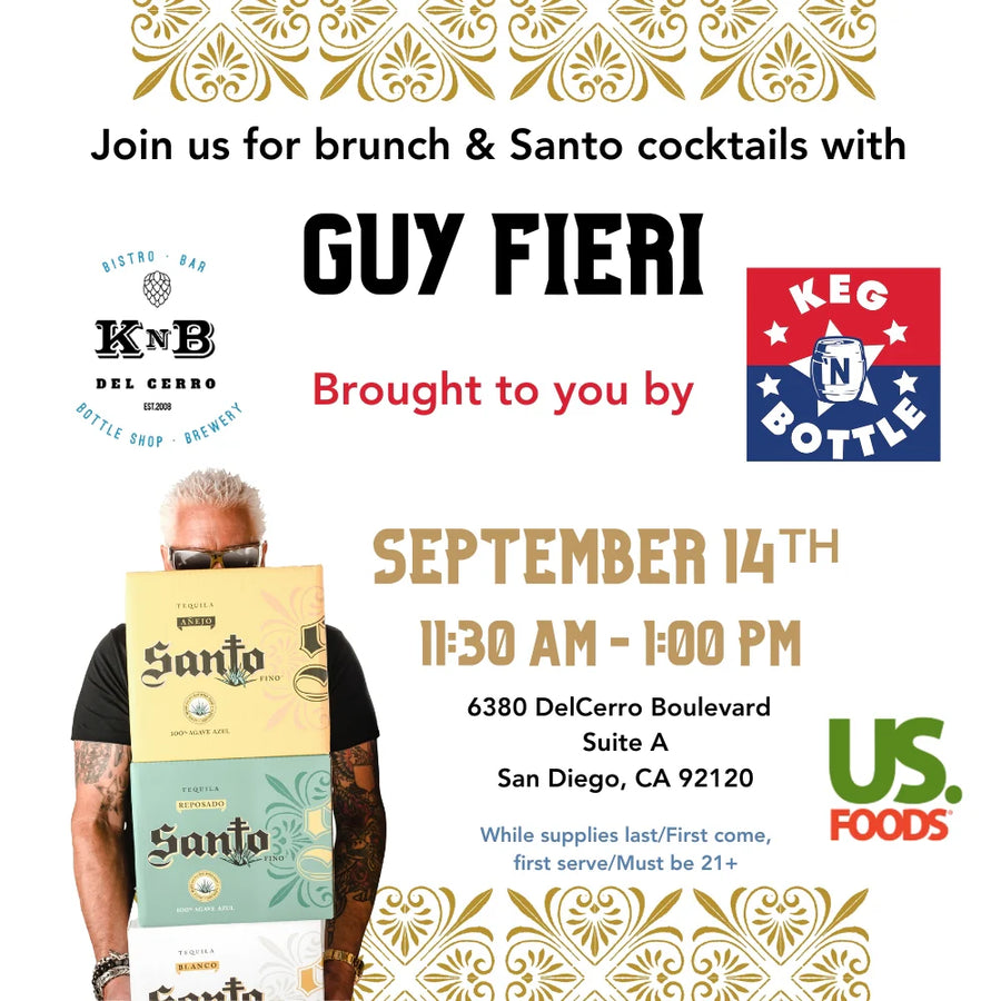 Join Us for Brunch & Santo Cocktails with GUY FIERI