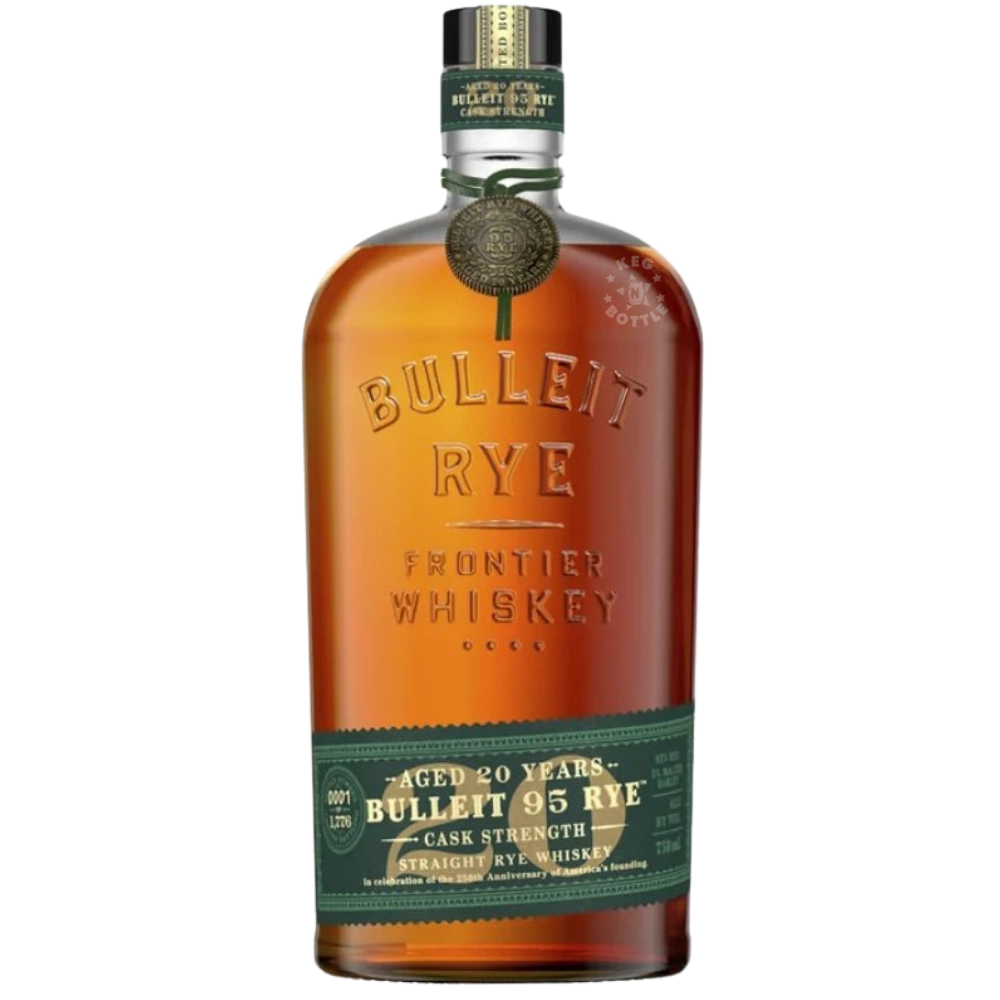 Bulleit 95 20 Year Cask Strength Straight Rye Whiskey (750mL)