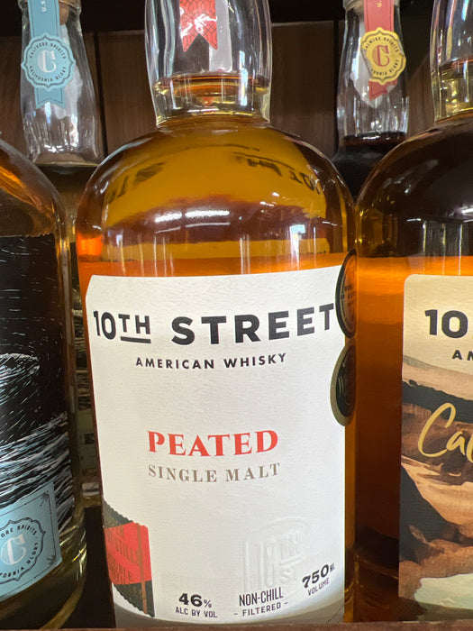 10th Street American Whisky Peated Single Malt (750mL)