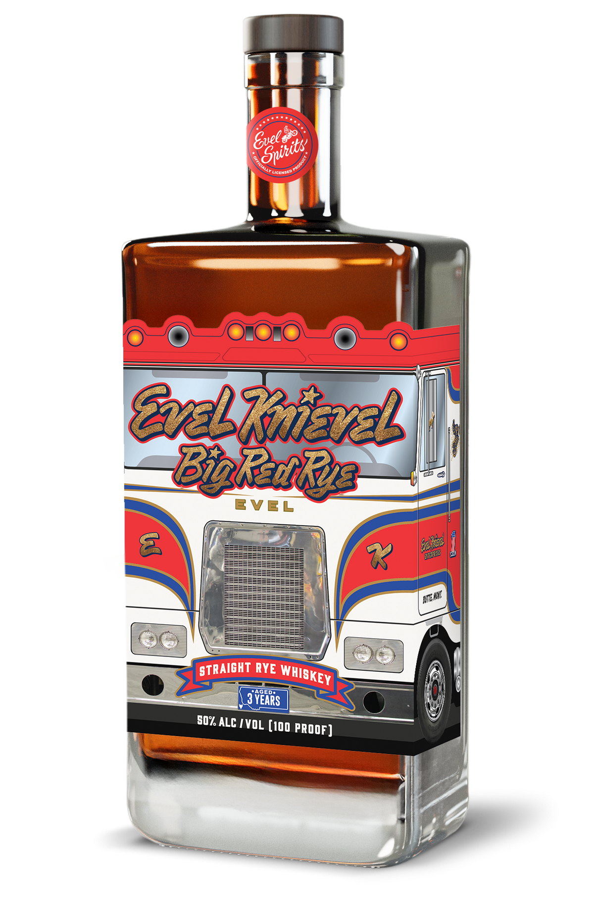 Land Run Big Red Rye Straight Whiskey (750 mL)