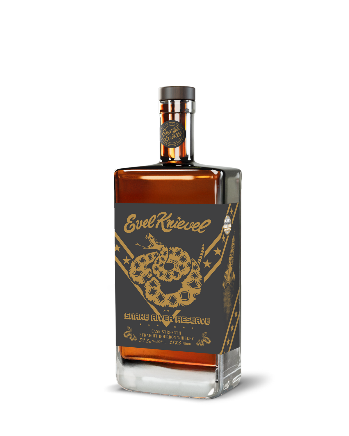 Land Run Snake River Reserve Straight Bourbon Whiskey (750 mL)