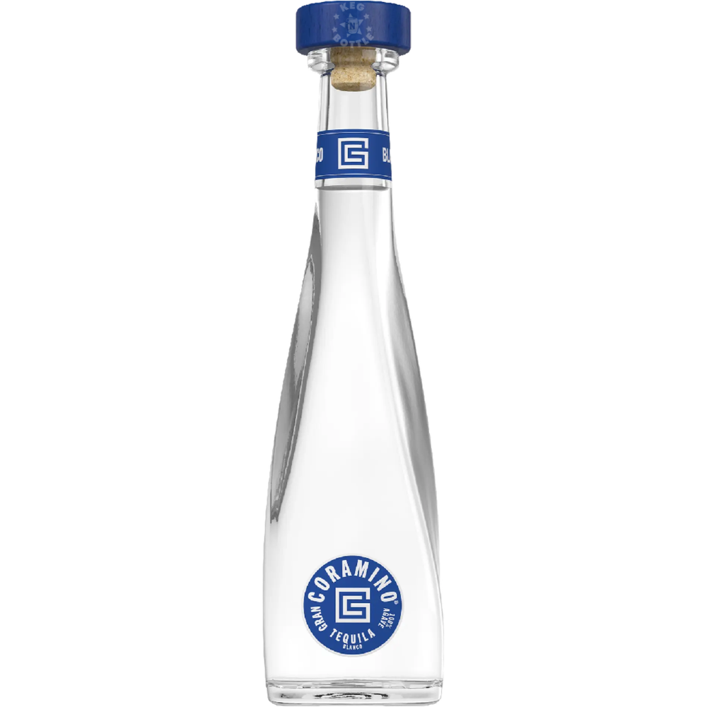 Gran Coramino Tequila Blanco 750mL bottle crafted from 100% Blue Weber agave in Jalisco, Mexico.