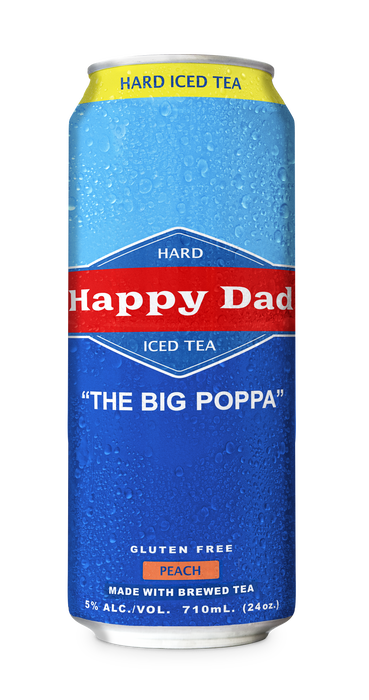 Happy Dad Hard Ice Tea Peach Pack (24oz x 12 Pack)