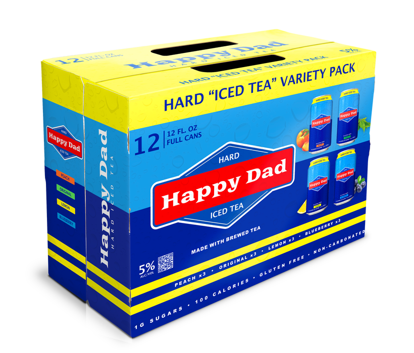 Happy Dad Hard Ice Tea Variety Pack (12 Pack)