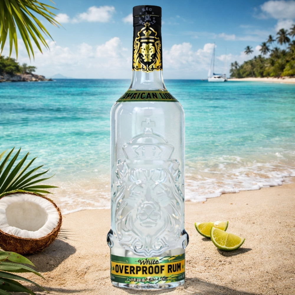 Jamaican Lion White Overproof Rum (750 ml)