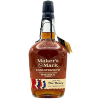 Maker's Mark Cask Strength Made For The Brave Whiskey (750mL)