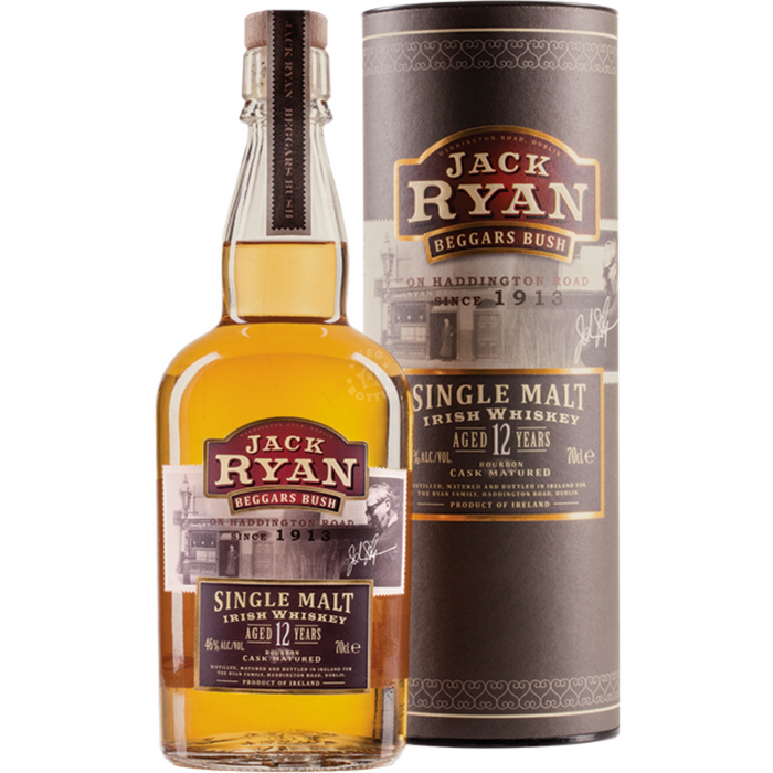 Jack Ryan Beggar's Bush 12 Year Single Malt Irish Whiskey (750 ml)