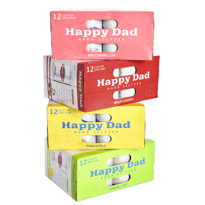 Happy Dad Hard Seltzer Combo Pack (4 x 12 Pack)