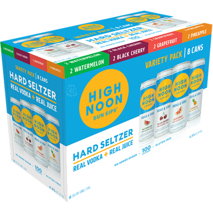 High Noon Hard Seltzer Variety (8 Pack)