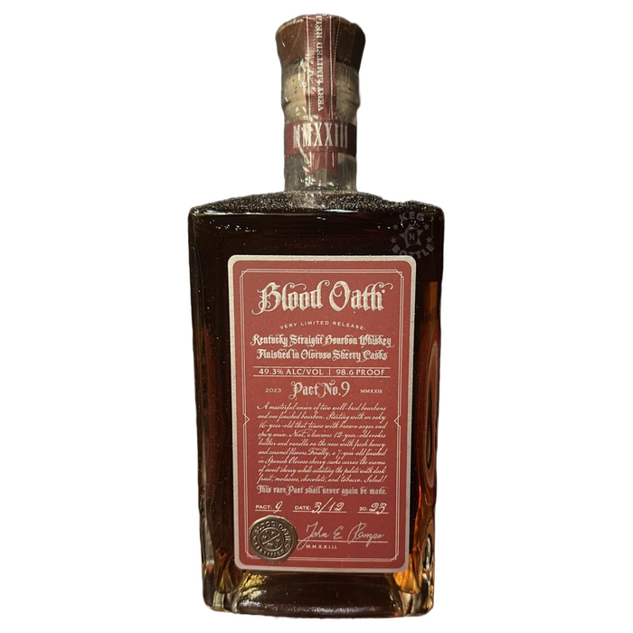 Blood Oath Pact No. 9 Bourbon Whiskey (750 ml)