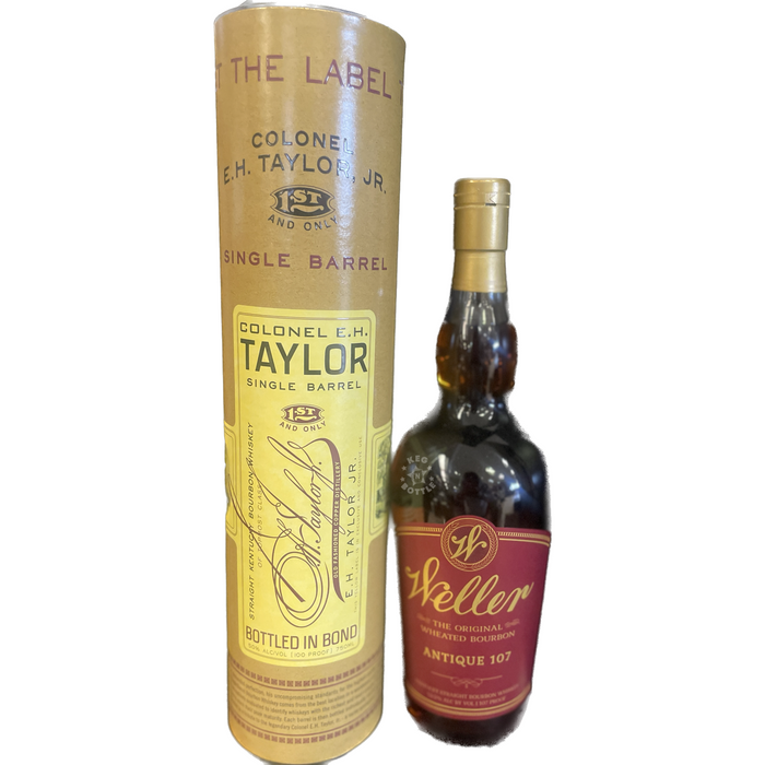 E.H. Taylor Single Barrel N Weller Antique 107 Combo (2 x 750 ml)