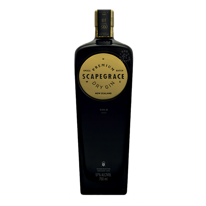Scapegrace Gold Premium Dry Gin (750 ml)
