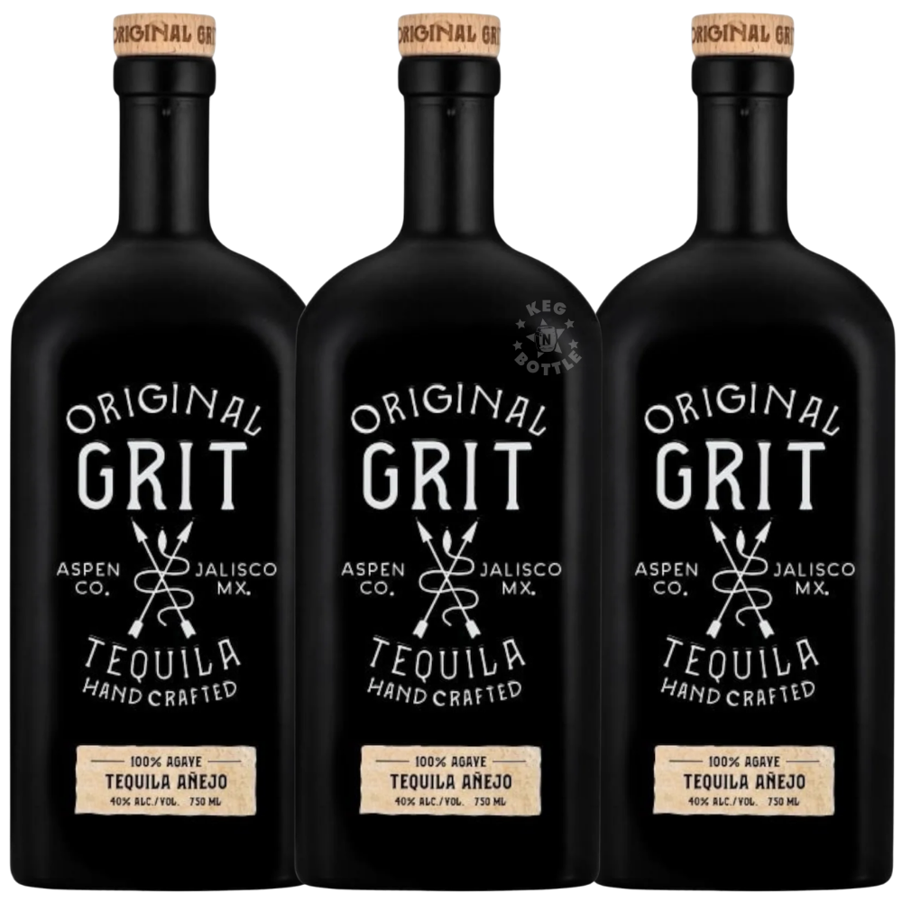 Original Grit Anejo Tequila (750mL)- 3 Pack 