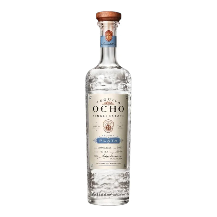 Tequila Ocho Plata Tequila (750 mL)