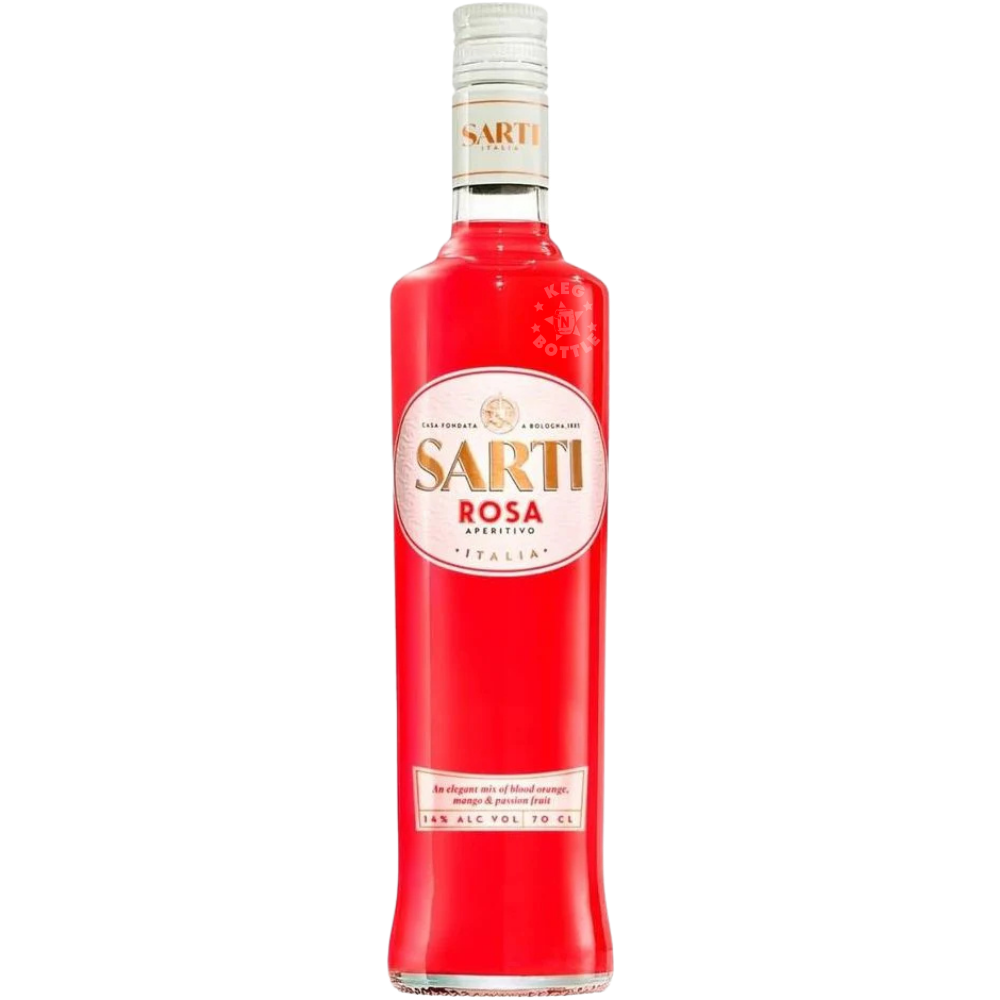Sarti Rosa Italian Aperitif 700mL bottle.