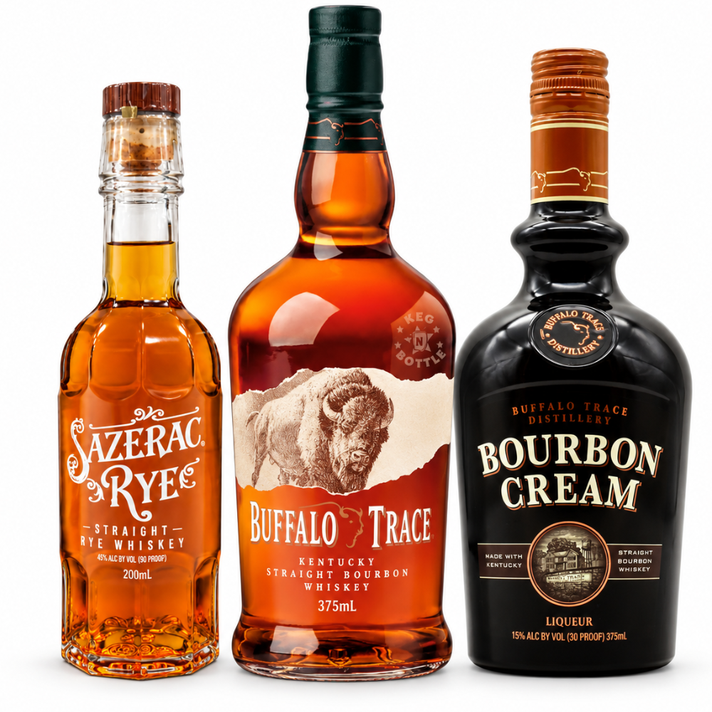 Saz Baby Pack Bourbon & Rye Whiskey Combo (2 x 375mL + 1 x 200mL)