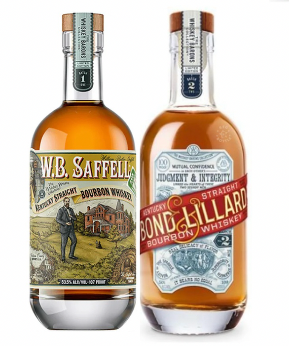 Bond & Lillard & W.B Saffel Limited Edition Bourbon Whiskey Combo Pack (2x375mL)