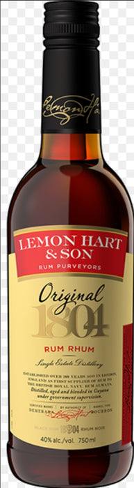 Lemon Hart & Son Original 1804 Rum Rhum (750mL)