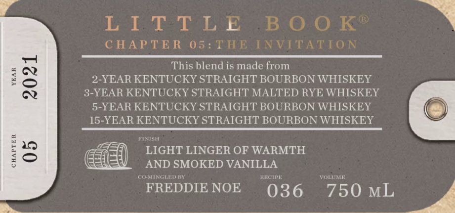 Little Book Batch #5: The Invitation 750 mL