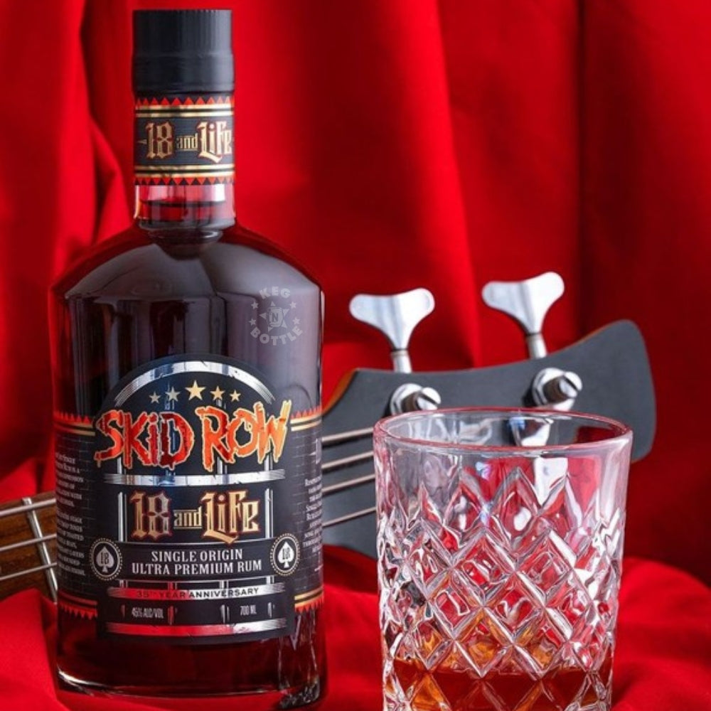 Skid Row 18 And Life Single Origin Ultra Premium Rum bottle 700mL 2